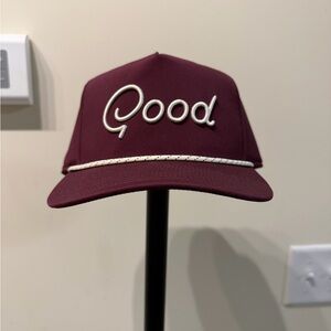 Good Good Golf Hat (2025 Christmas Collection) Maroon
